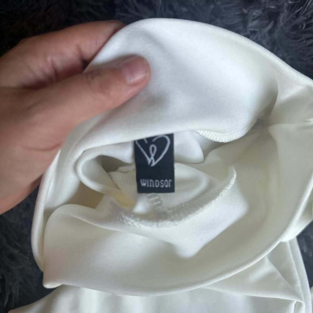 Windsor Women's White and Cream Trousers - Picture 4 of 4